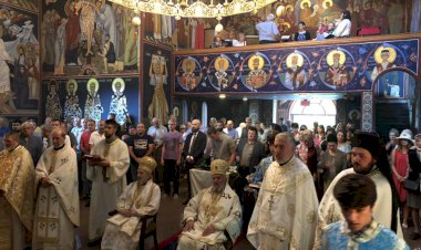 Прослављена слава Преображења у манастиру Милтон