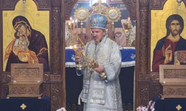 Света Литургија у манастиру Милтон на празник Благовести