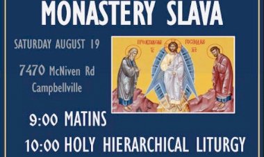 ANNOUNCEMENT: Monastery Slava in Milton