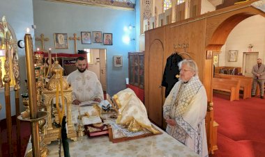 Епископ Митрофан посјетио парохију Св. Саве у Винипегу