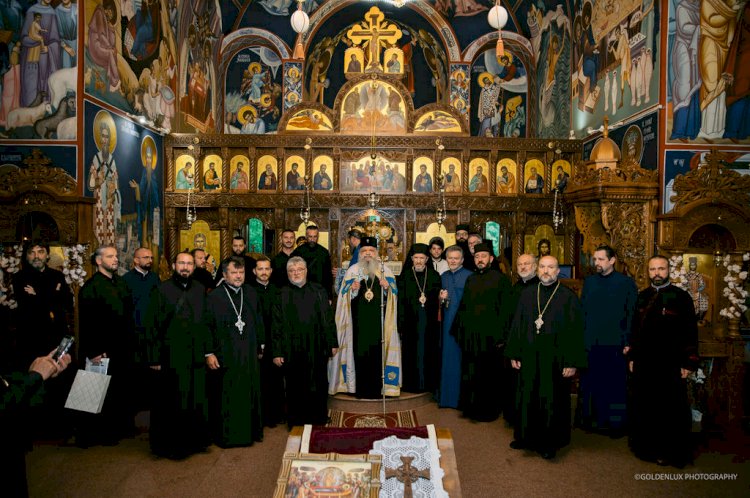 Head of Macedonian Orthodox Church Visits Holy Transfiguration Monastery in Canada