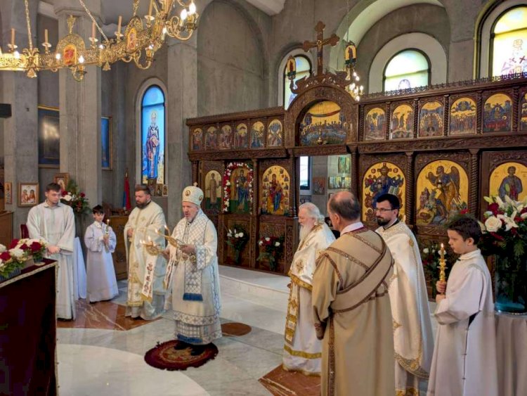 Church Slava in Burnaby Celebrated with Holy Hierarchical Liturgy