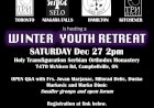 ANNOUNCEMENT: Winter Youth Retreat at Holy Transfiguration Monastery in Milton