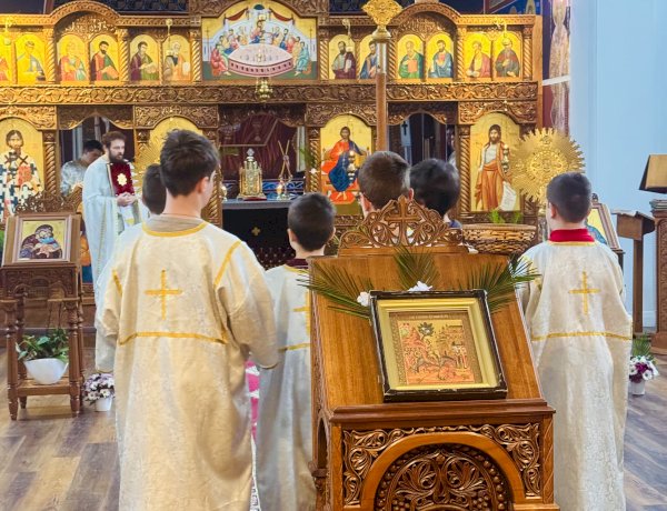 Прослављен празник Цвети у храму Светог Саве у Лондону