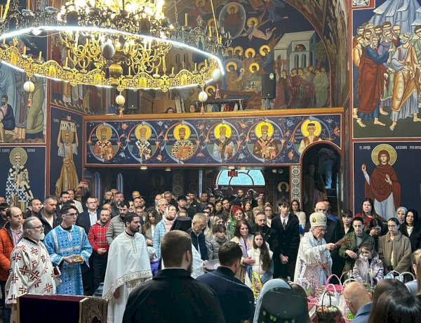 Васкрсење Господње прослављено у Милтону