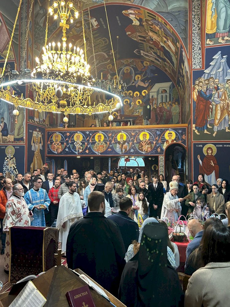 Васкрсење Господње прослављено у Милтону