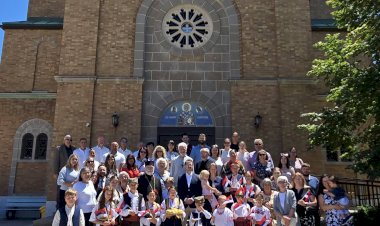 Prince Filip and Princess Danica Karadjordjevic Visited the Saint Nicholas Cathedral in Hamilton