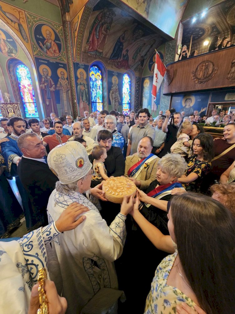 Храмовна слава Виндзорске Грачанице прослављена Светом Архијерејском Литургијом